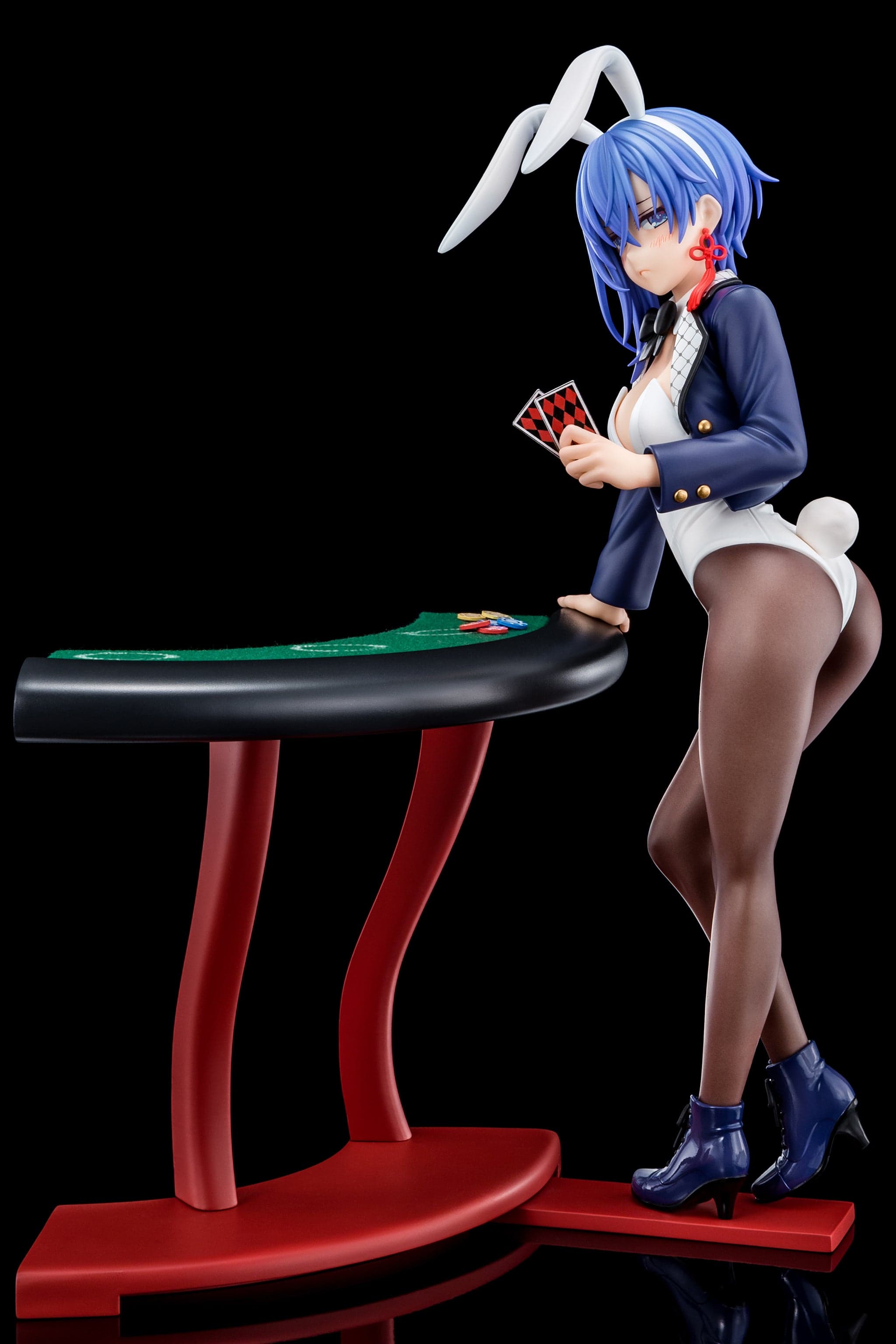 Sakuya Sieglinde Wearing Lapis Lazuli Blue Bunny Costume with Nip Slip Gimmick System 1/6 Scale