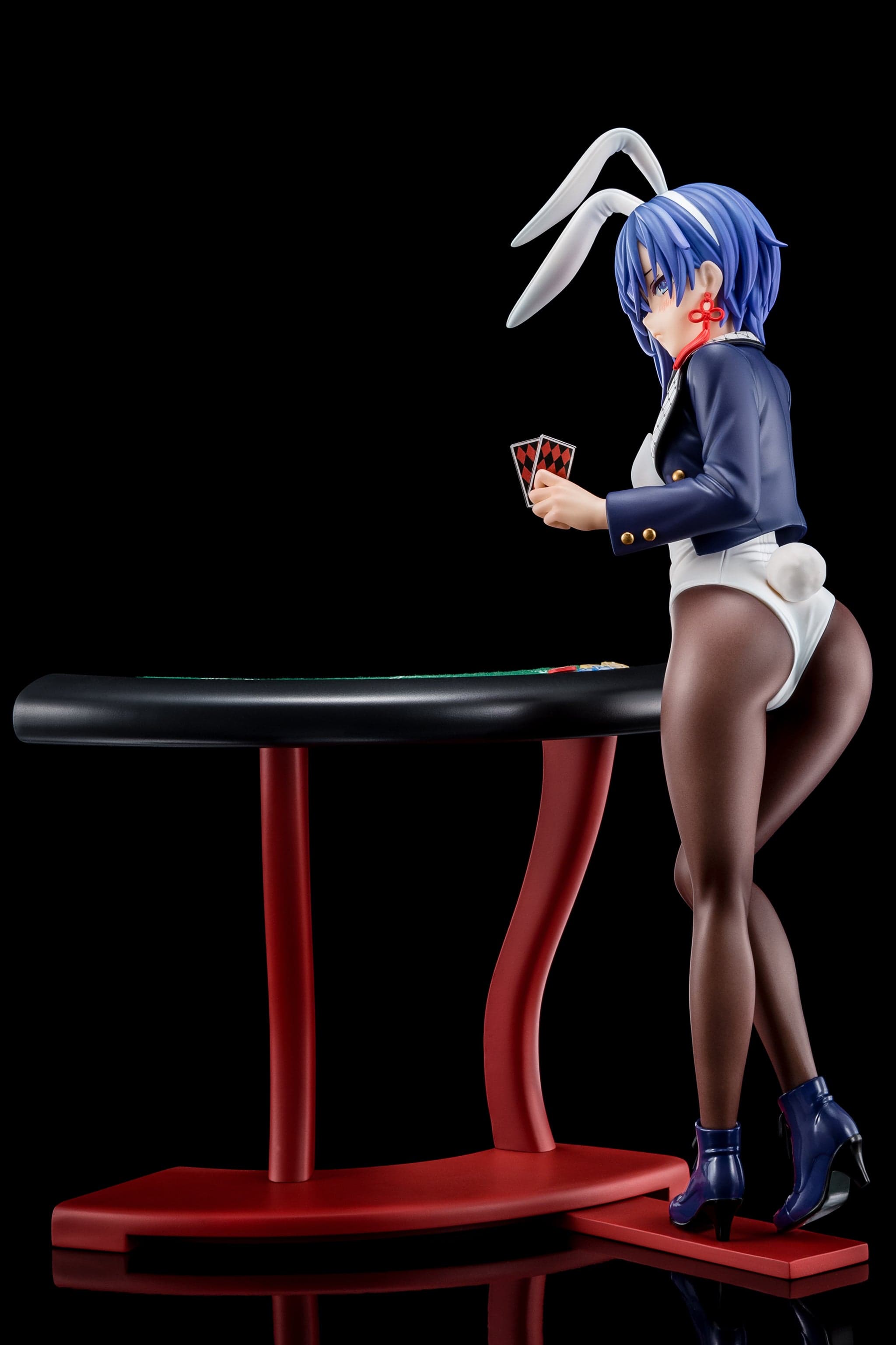 Sakuya Sieglinde Wearing Lapis Lazuli Blue Bunny Costume with Nip Slip Gimmick System 1/6 Scale