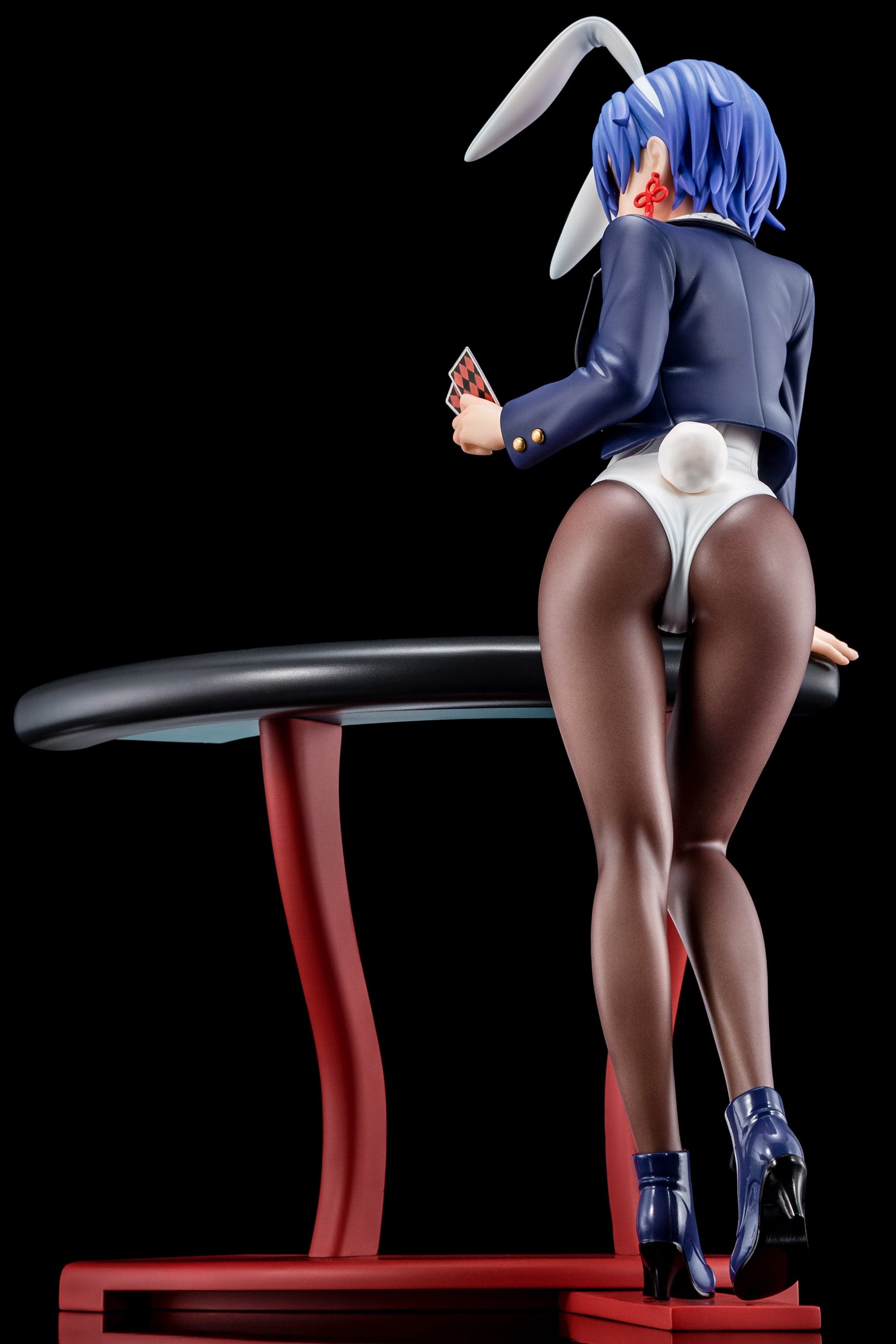 Sakuya Sieglinde Wearing Lapis Lazuli Blue Bunny Costume with Nip Slip Gimmick System 1/6 Scale